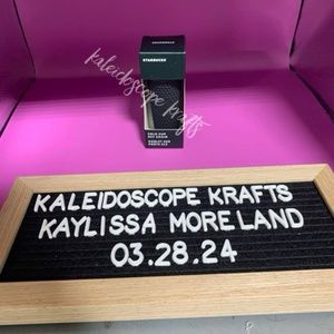 Starbucks Matte Black Mini Tumbler Keychain